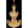 SASO new product best price,ornate linear decorative crystal chandelier light